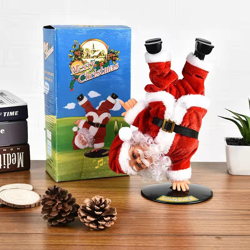 Lustige Weihnachtsmann Deko Figur Brehn