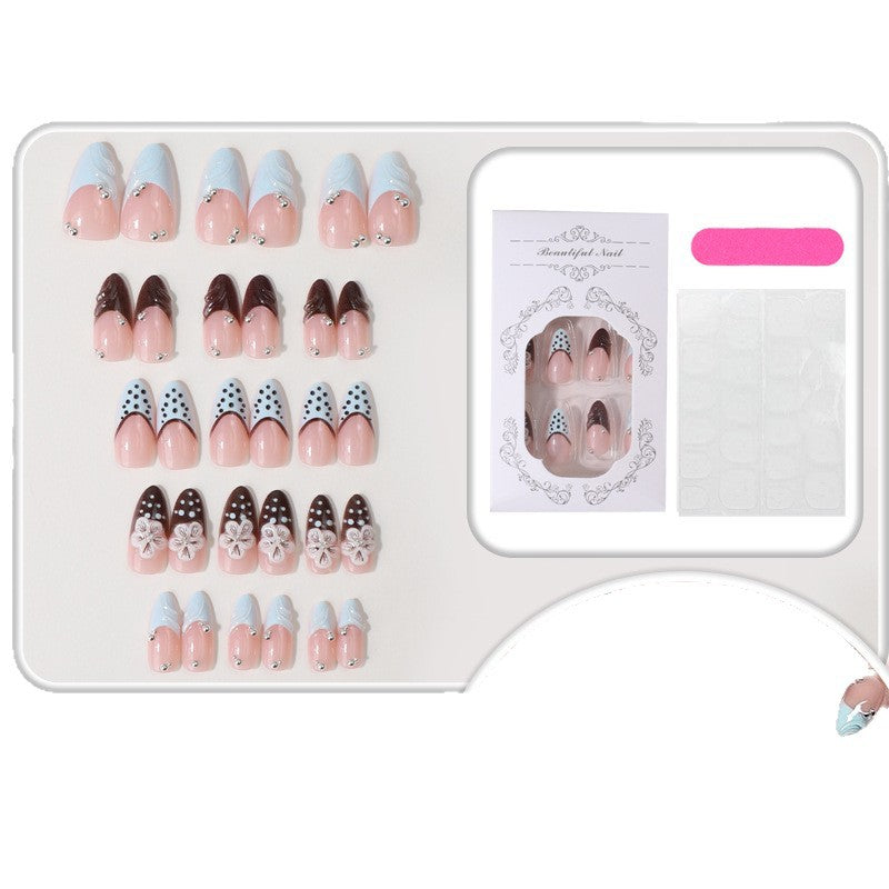 Dekoratives Press-On Nagelkunst-Set Brehn