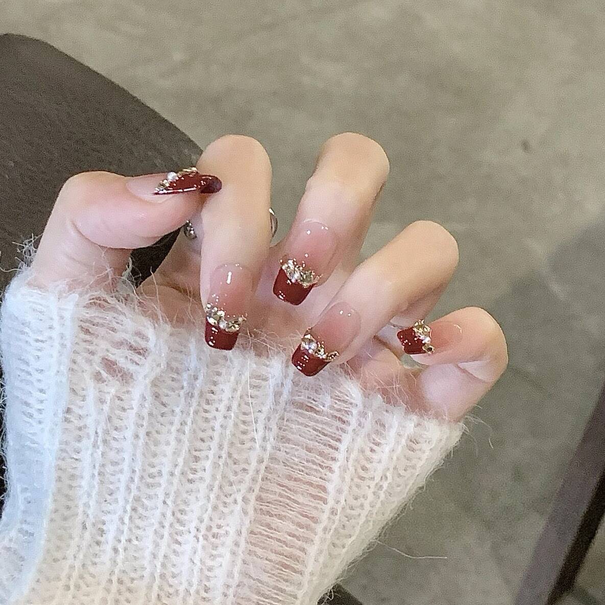 Dekorative Press-On Nägel Brehn