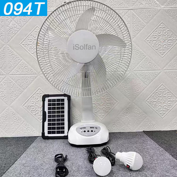 Damen Solarbetriebener Standventilator mit intelligentem Steuerungssystem Brehn