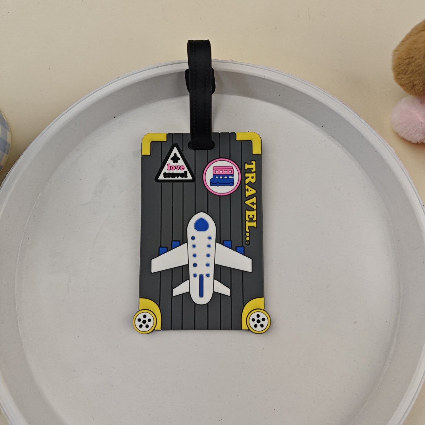 Unisex Gepäckanhänger im lustigen Flugzeugdesign Brehn