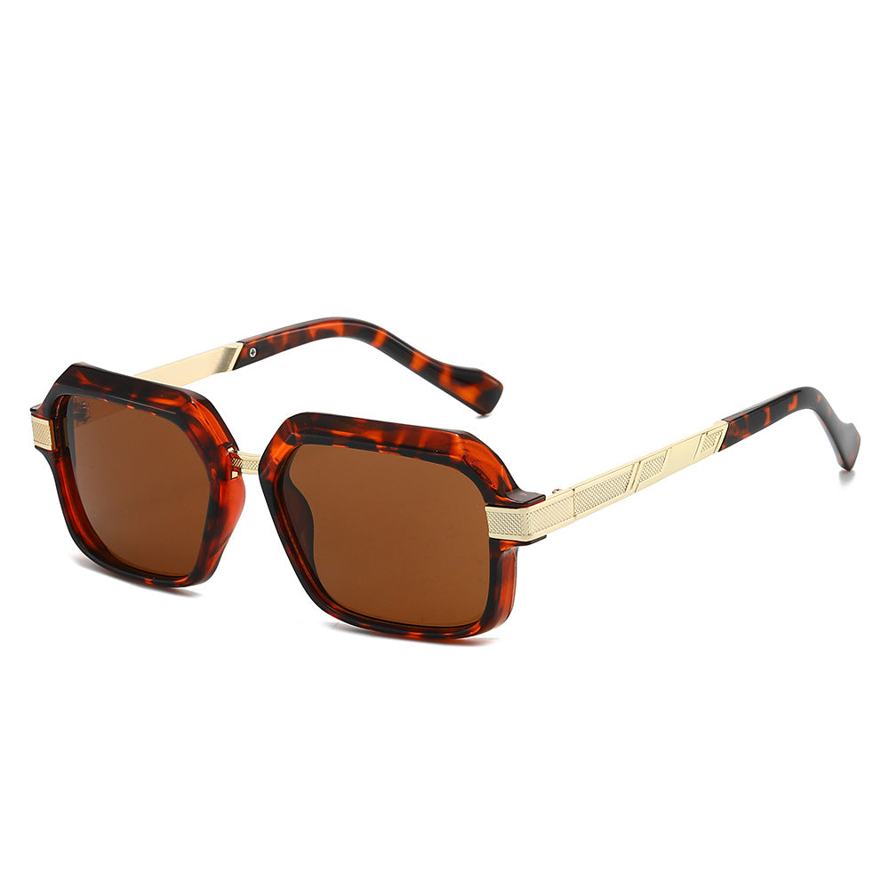 High-Style Geometrische Quadratische Rahmen Sonnenbrille Brehn