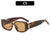 Vintage-inspirierte winkelförmige Sonnenbrille