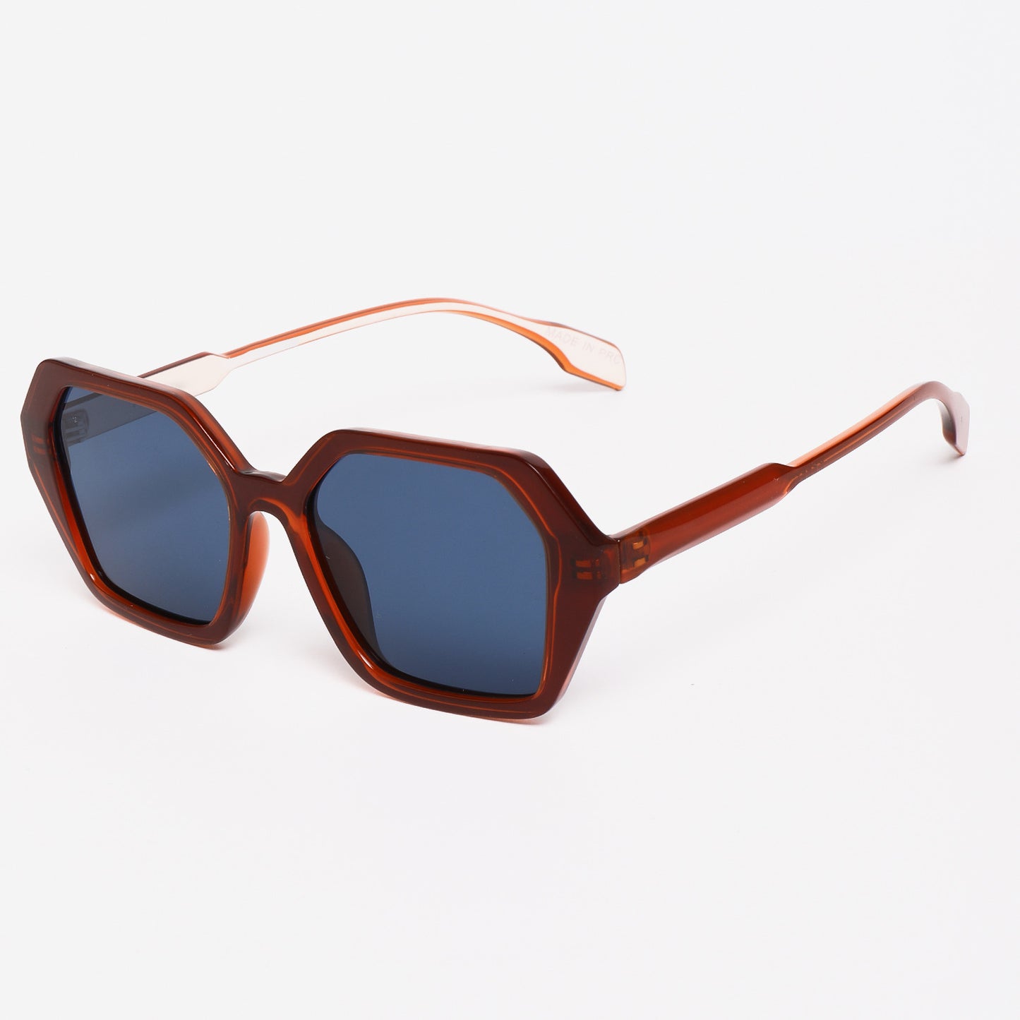 Damen modische Sonnenbrille im modernen Achteck-Design Brehn