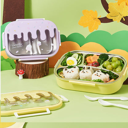 Niedliche tierische Multi-Compartment Brotbox