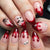 Kreative Kunstnägel mit Halloween-Design Brehn