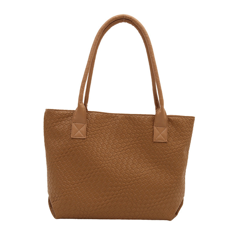 Gewebte strukturierte Tote-Handtasche
