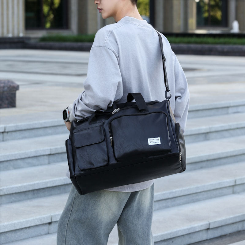 Haltbare Vintage-Leder-Reisetasche Brehn