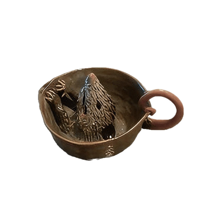 Dekorative Keramiktasse Brehn