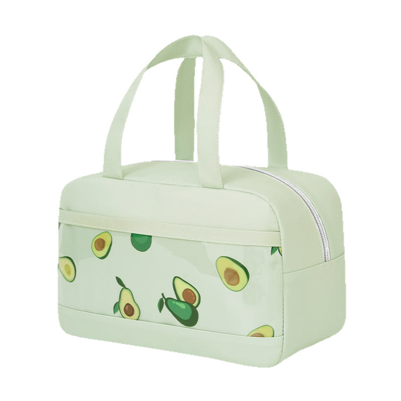 Isolierte Lunch-Tasche mit stylischem Heidelbeer-Design Brehn