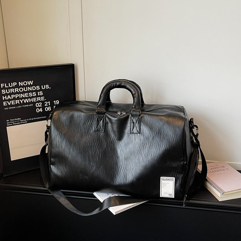 Premium Leder Reise Holdall Brehn