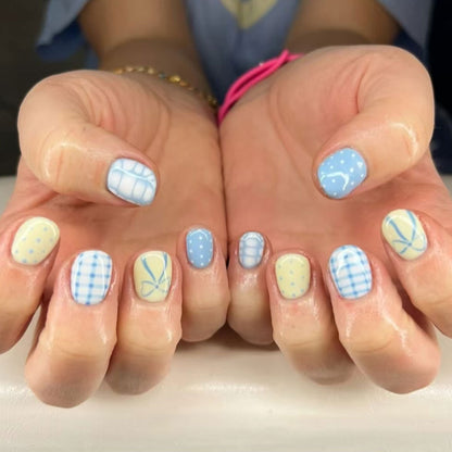 Kreatives Muster Nagelkunst