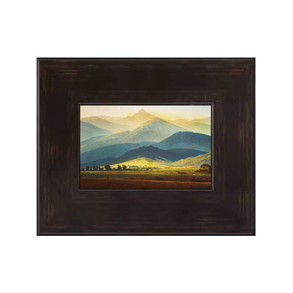 Gerahmtes Berglandschaft Kunstwerk