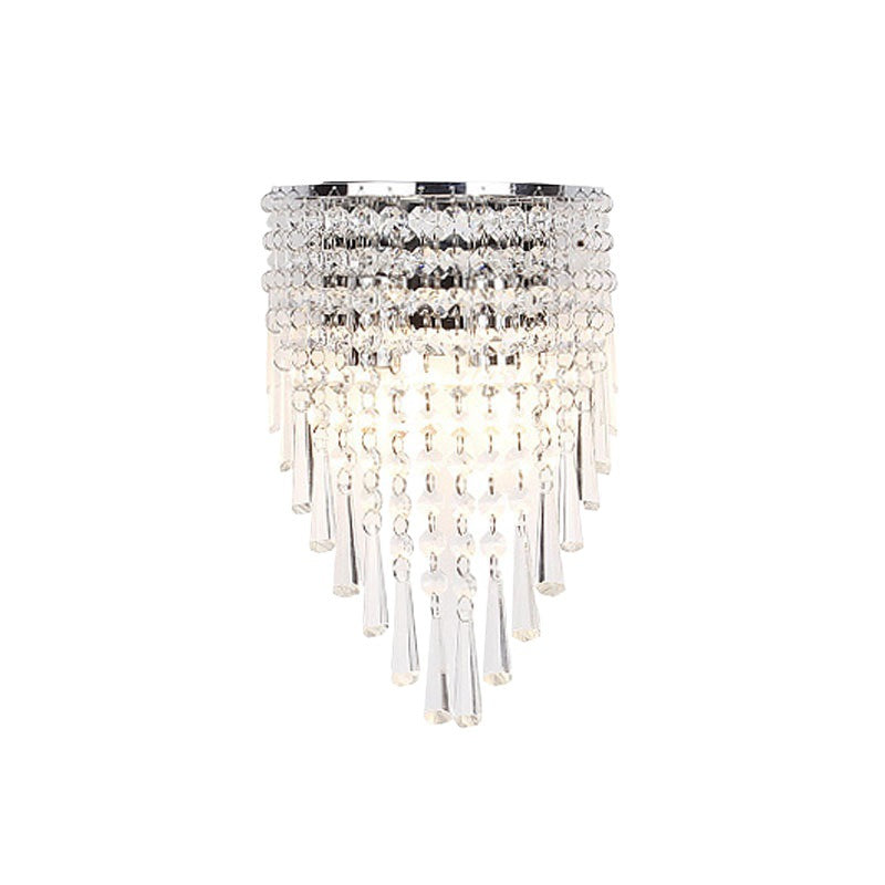 Glamouröse Kristall Wandlampe
