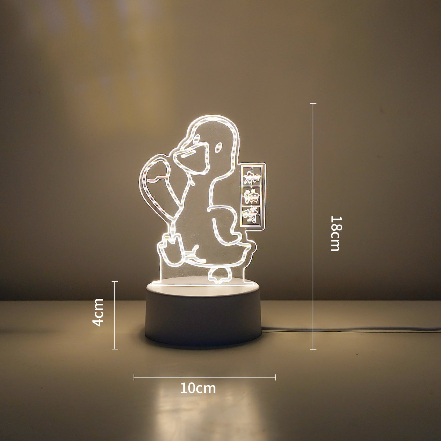 LED Tiger Figur Dekorative Lampe