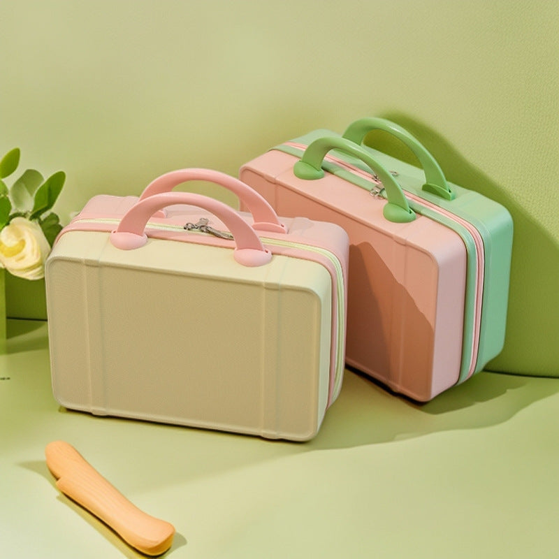 kompakte Hartschalen-Kosmetik- und Reise-Beauty-Box mit doppelten Obergriffen Brehn