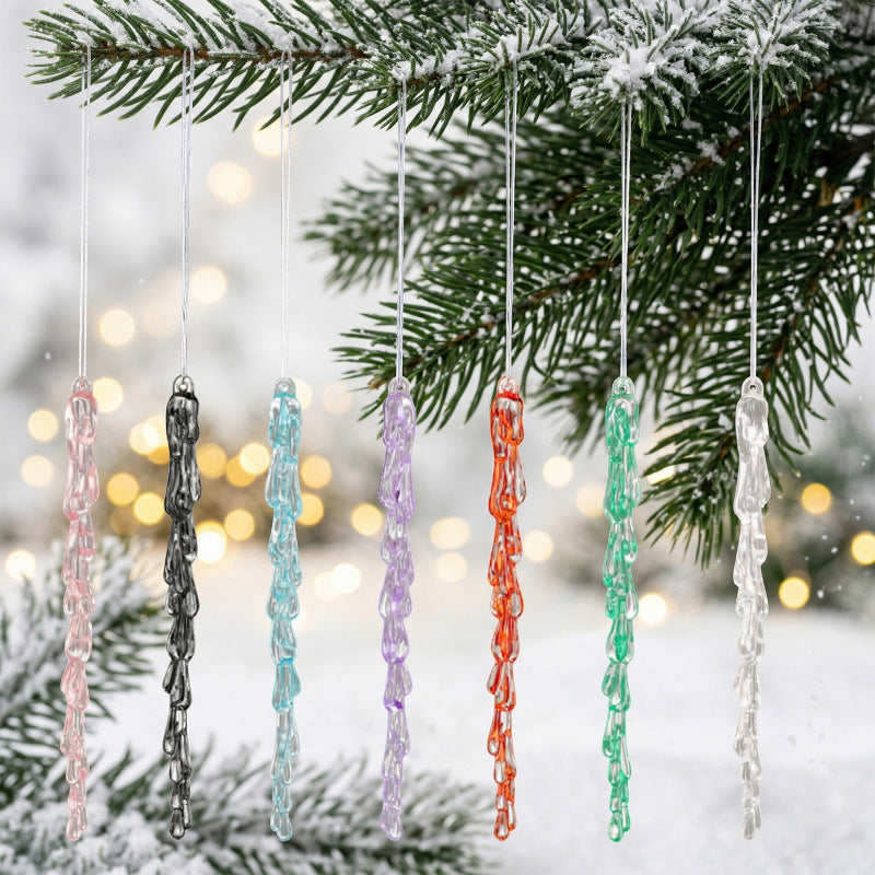 Dekorative Weihnachtslichterkette mit Eiszapfen-Design Brehn
