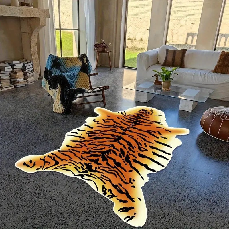 Verspielt tigerförmige Badematte