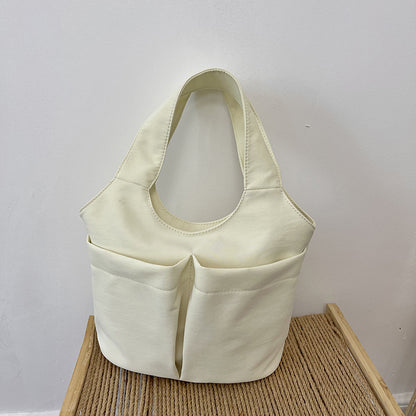 Minimalist Strukturierte Schultertasche