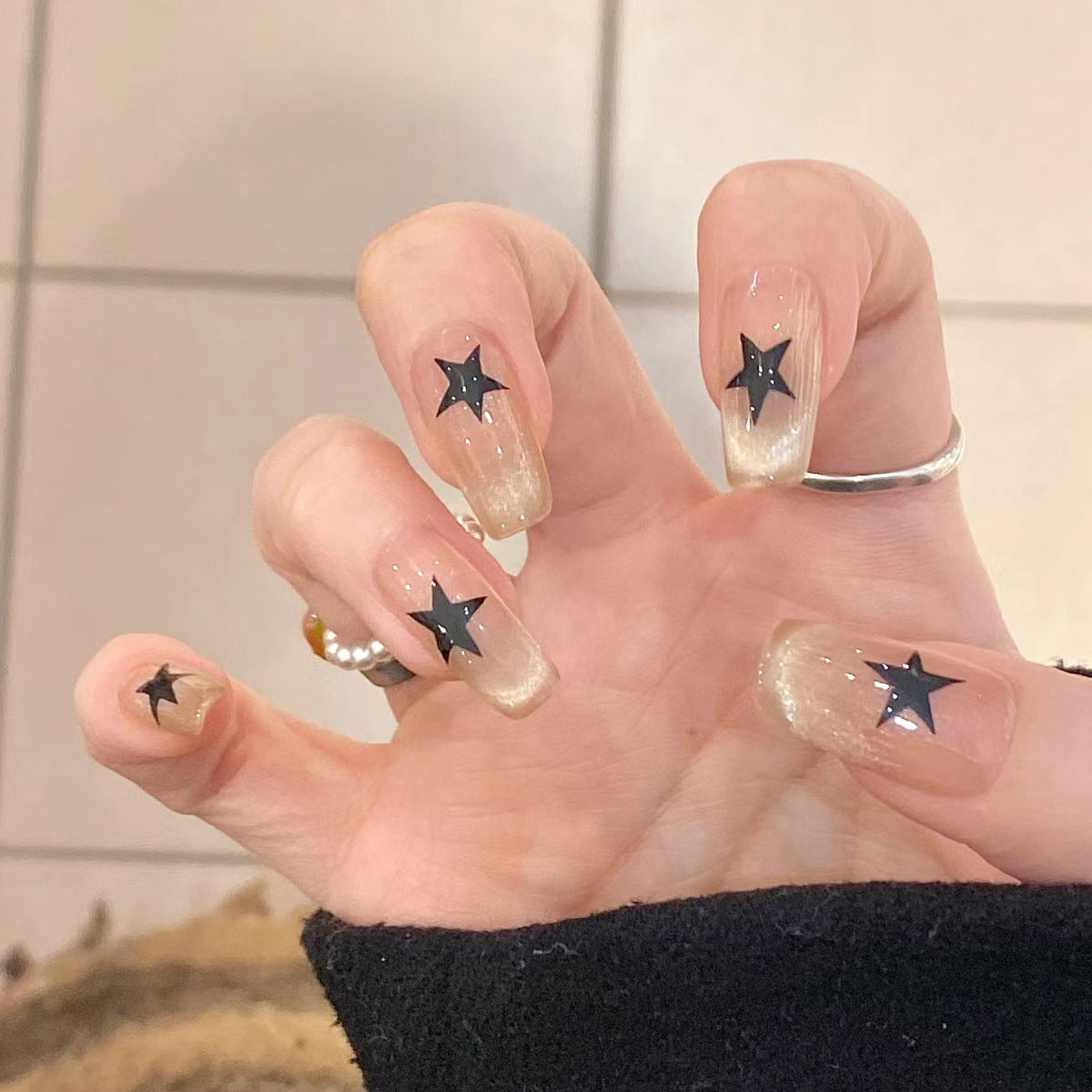 Iridescente Press-On Nagelset Brehn