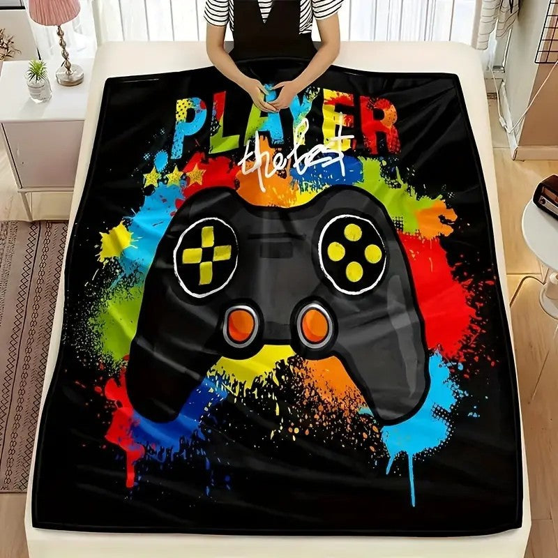 Unisex Kuscheldecke mit Gaming-Motiv Brehn