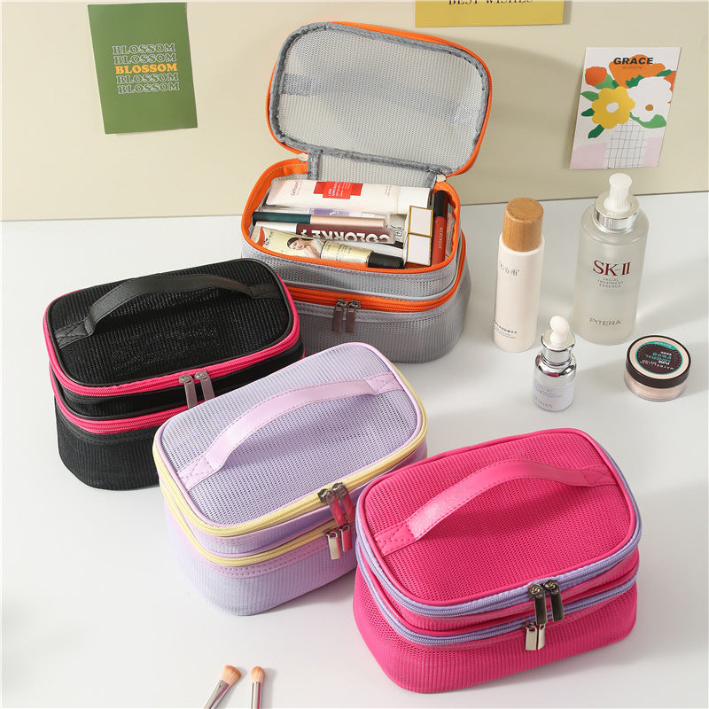 Dual Compartment Makeup Organizer Case Brehn