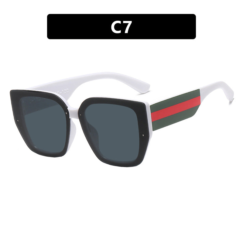 Damen oversized Sonnenbrille mit modischem Rahmen und UV-Schutz Brehn