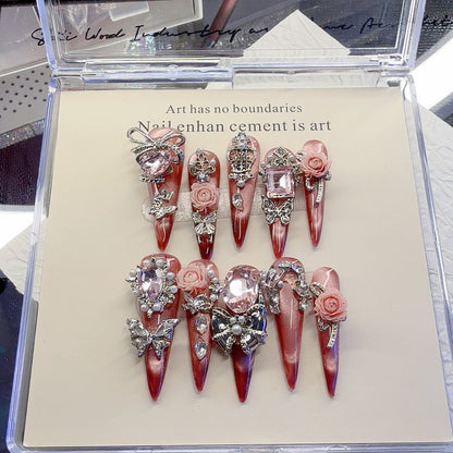 Glamouröse Dekorative Nagelkunst Tipps Set