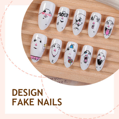 Kunstnagelset mit verspieltem Tierdesign Brehn