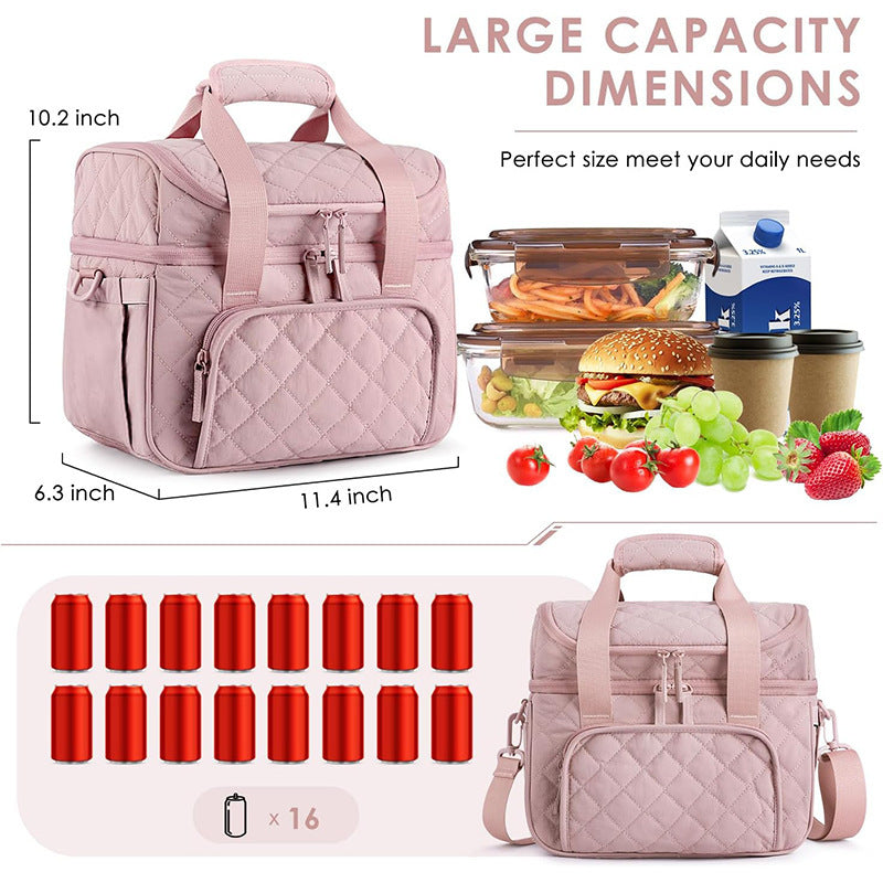 Elegante Kühltasche mit Praktischem Getränkehalter Brehn