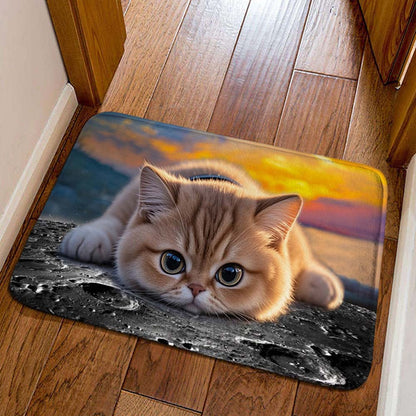 Dekorative Katzen Willkommen Matte Brehn