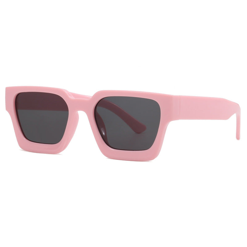 Damen Modische Oversized-Sonnenbrille mit quadratischem Rahmen Brehn