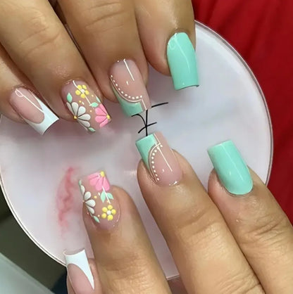 Floral Nail Art Design Brehn 1789915300