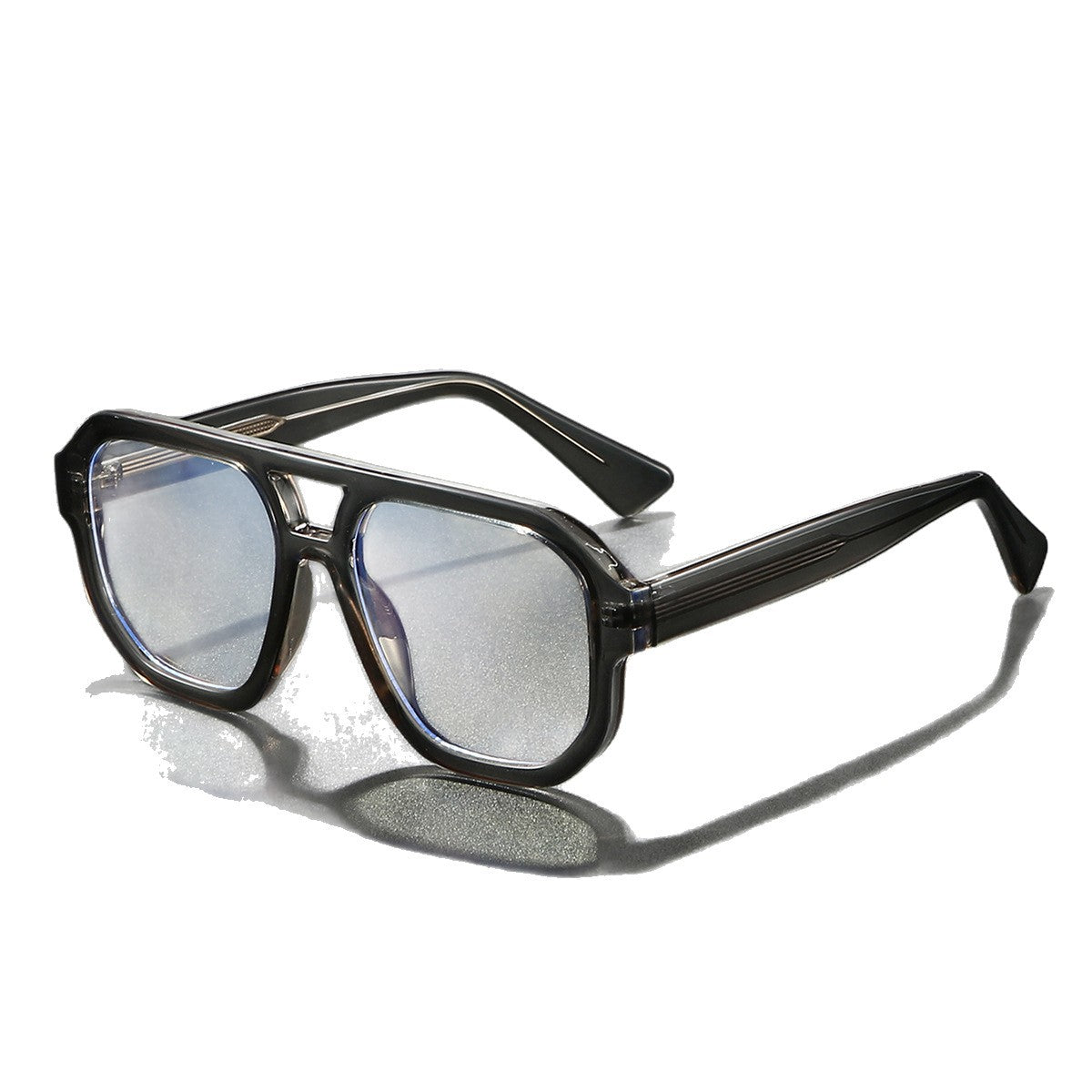 Damen Sonnenbrille im modernen urbanen Design mit breitem Rand Brehn