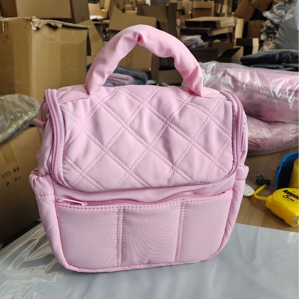 Gepolsterte Mehrfach-Taschen-Handtasche Brehn