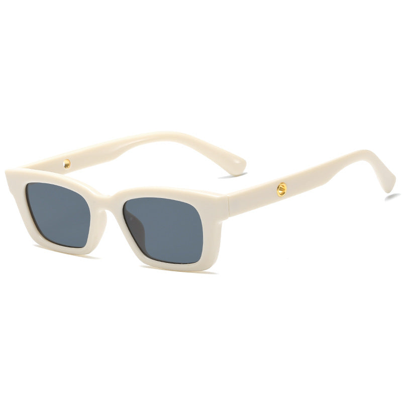 Damen trendige quadratische Sonnenbrille im Vintage-Stil Brehn