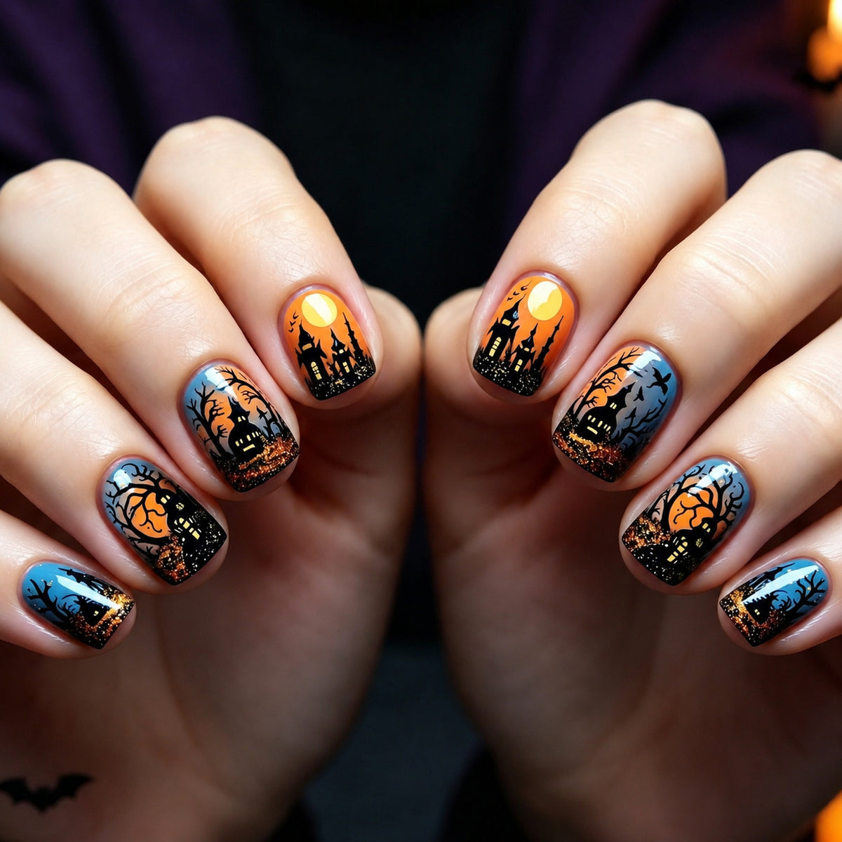 Halloween-Themen Nagelkunst Set Brehn 1789915592