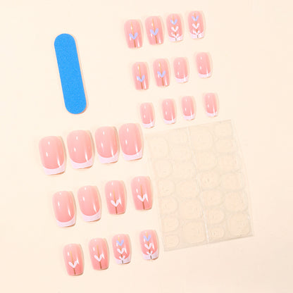 Elegante florale Acryl-Nagelkunstverlängerungen Brehn 1789713398