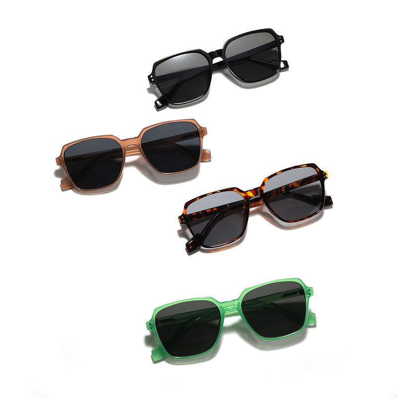 Damen quadratische Sonnenbrille mit modischem Kunststoffrahmen und polarisierten Gläsern Brehn