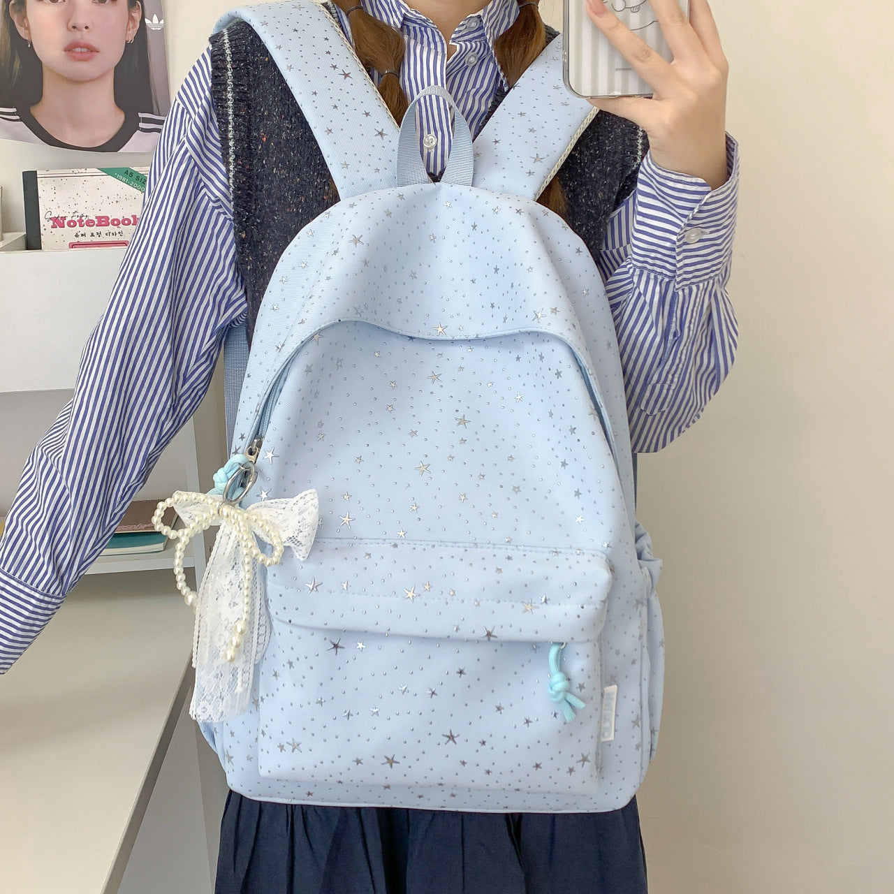 Rucksack mit Funkelndem Sternendesign Brehn