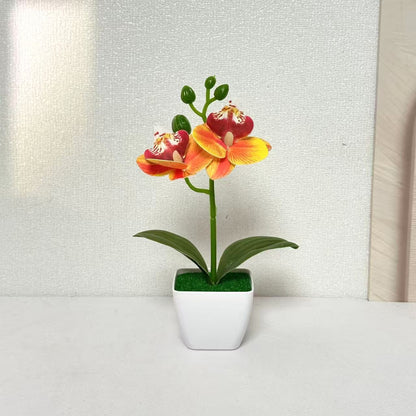 Lebensechte dekorative Orchideenpflanze für die Wohnkultur