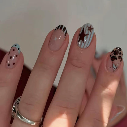 Künstlerisches Muster Nagelkunst Set Brehn