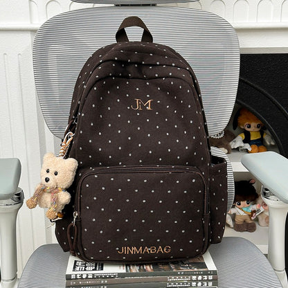 Punktemuster-Rucksack Brehn