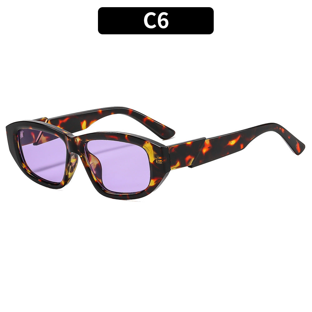 Eckige Retro-Sonnenbrille