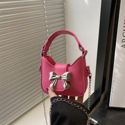 Bow Detail Mini Handtasche
