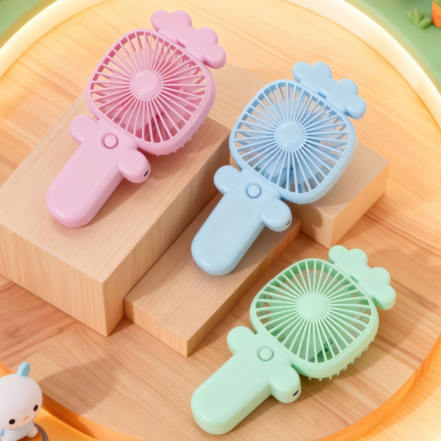 Damen tragbarer Handventilator im verspielten Design Brehn