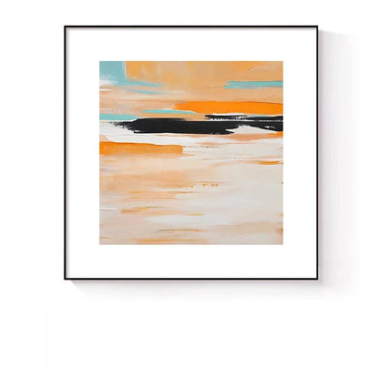 Abstrakte expressionistische Leinwandkunst für Wände
