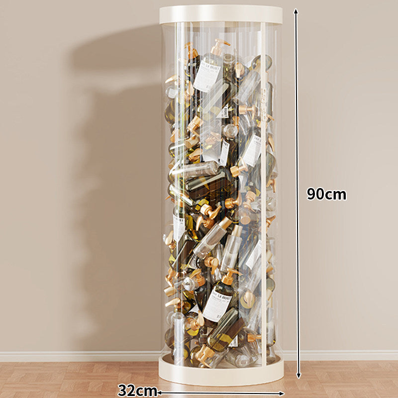 Hohe klare acryl vertikale Display-Zylinder für Mini-Parfüm- & Probeflaschen-Sammlung