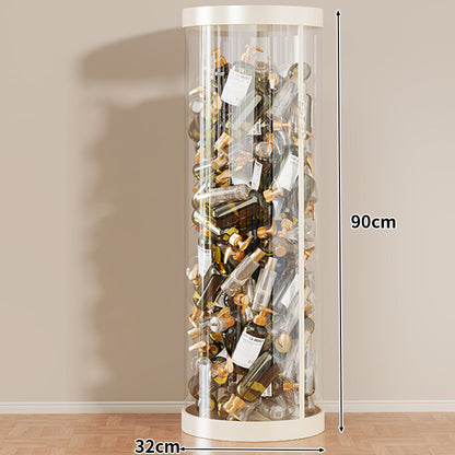 Hohe klare acryl vertikale Display-Zylinder für Mini-Parfüm- & Probeflaschen-Sammlung
