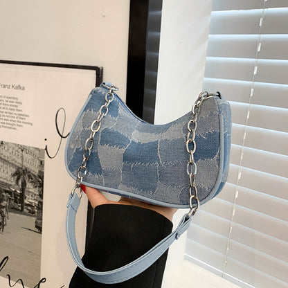 Denim Clutch